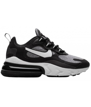 Nike air max 270 react women's white and black sale